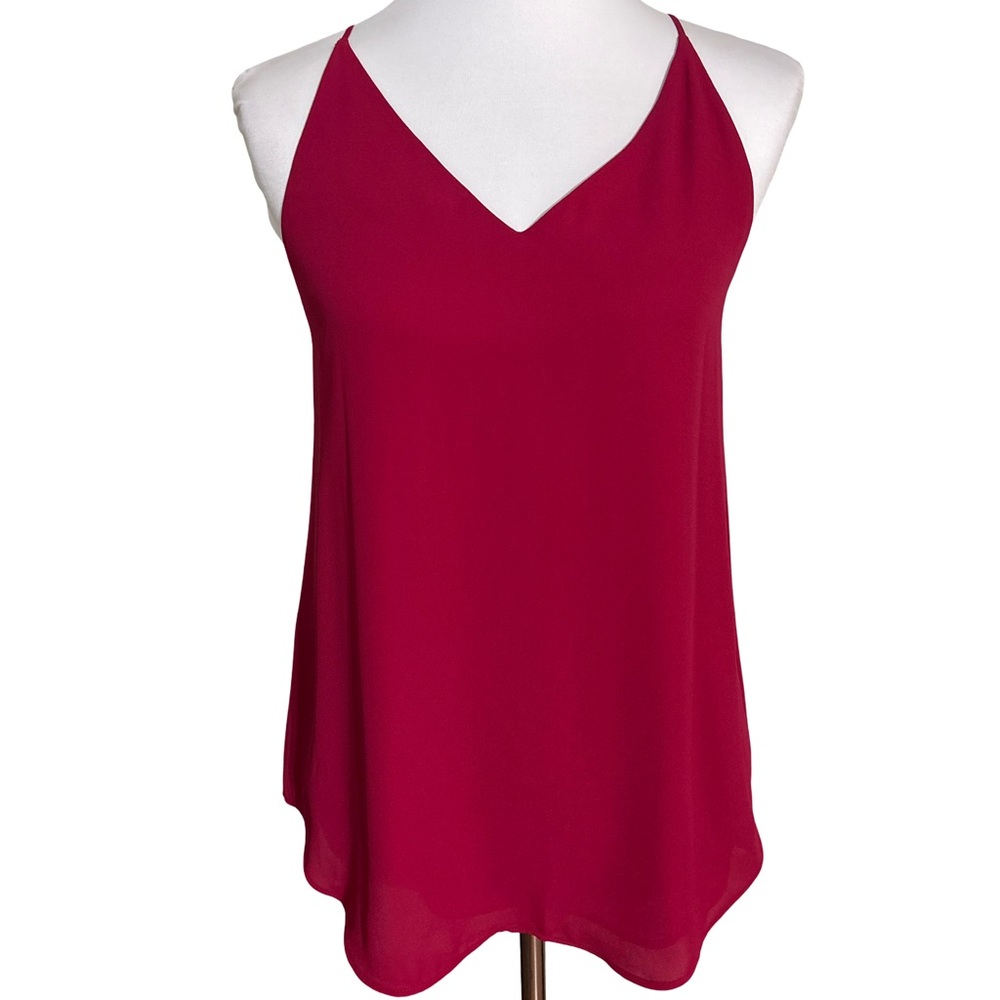 LOFT Red Camisole Top